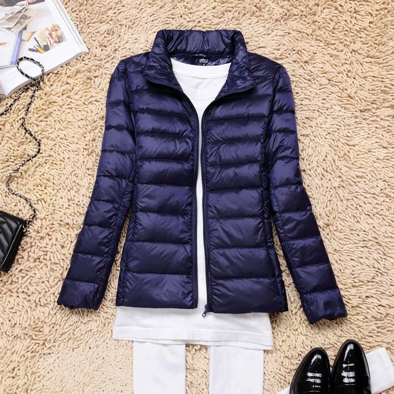 Emily Ultralight and Foldable Women's Down Jacket - Elena Harper