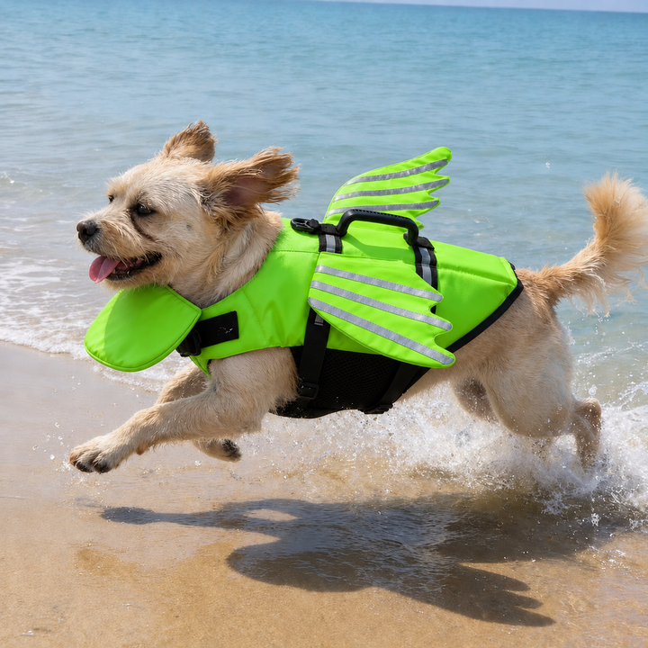Angelfloat Reflective Angel Wing Dog Life Jacket - Elena Harper