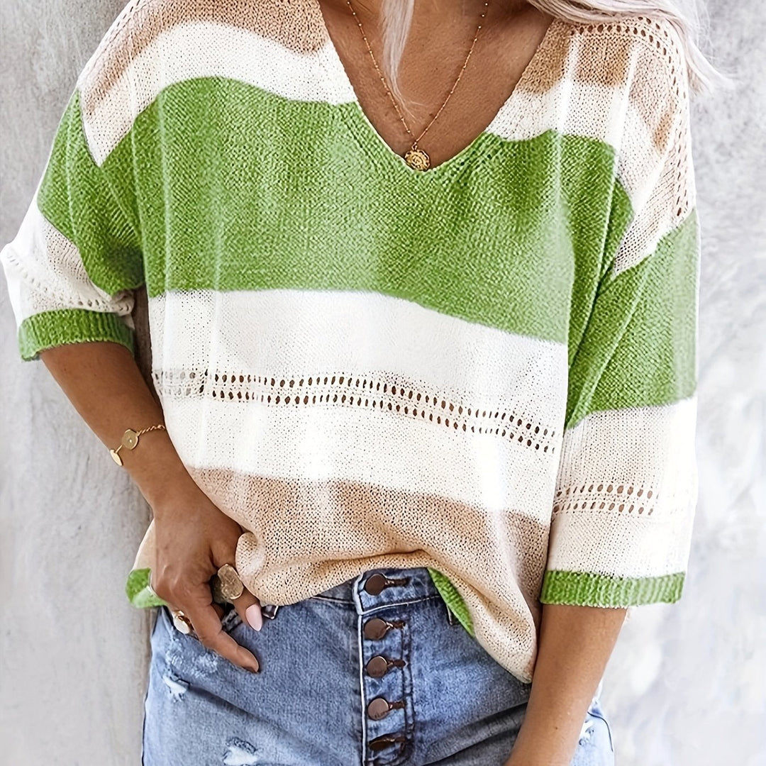 Fine Knit Women's Sweater – Soft, Light, Elegant Style for Everyday