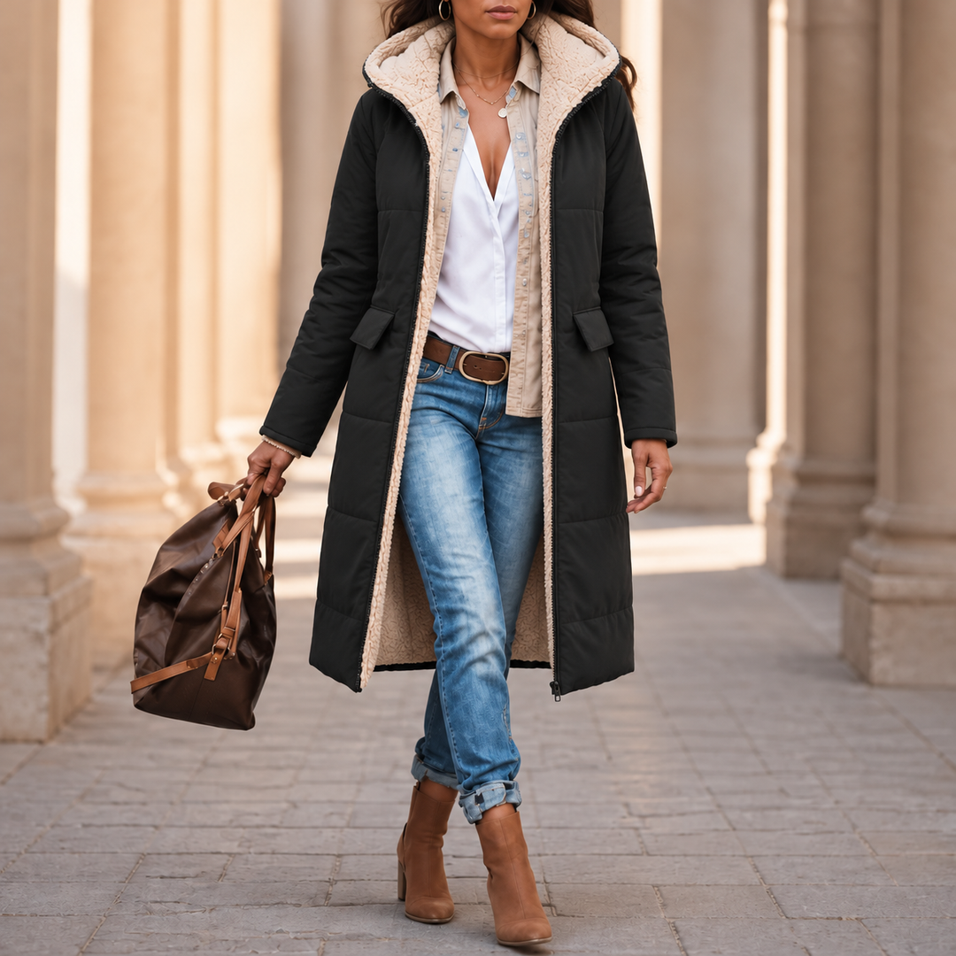 Clara | Sherpa Jacket with Warm Lining and Wind-Protected Comfort