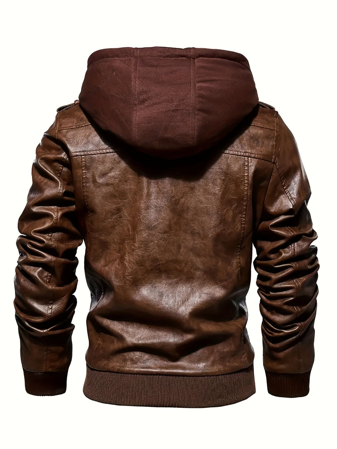 Roman Hooded Moto Jacket - Elena Harper