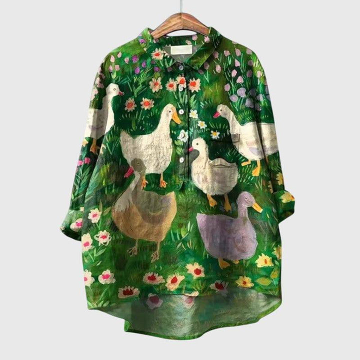 Lumi™ Elegant Blouse by Emma & Rose Cape Town, featuring stylish fabric and a sophisticated design for a women’s fashion look.