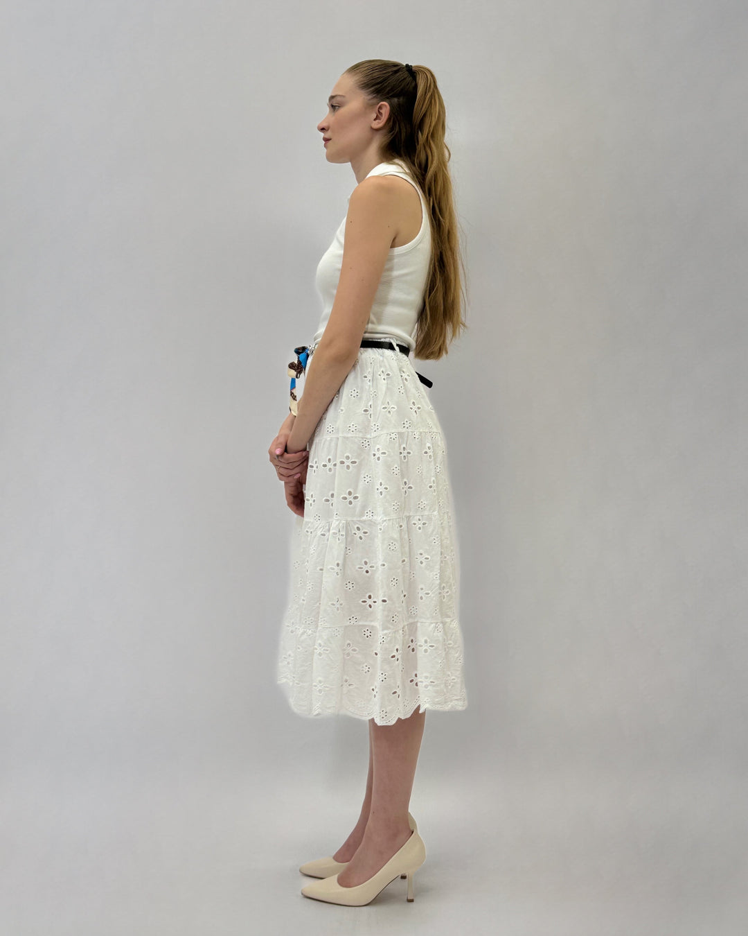 Saskia™  |  soft luxurious fabrics Skirt Waist Detail