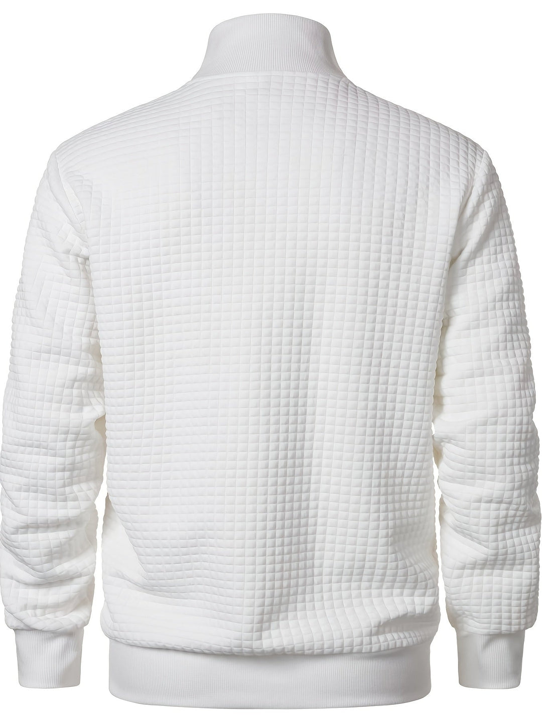 Sullivan Textured Stand-Collar Jacket, view 9 - Elena Harper