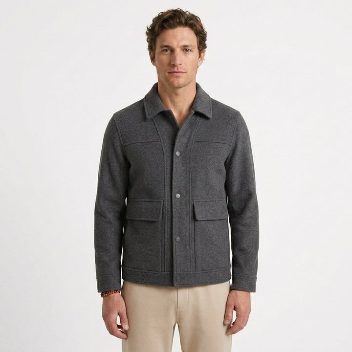Structured Field Jacket with Flap Pockets