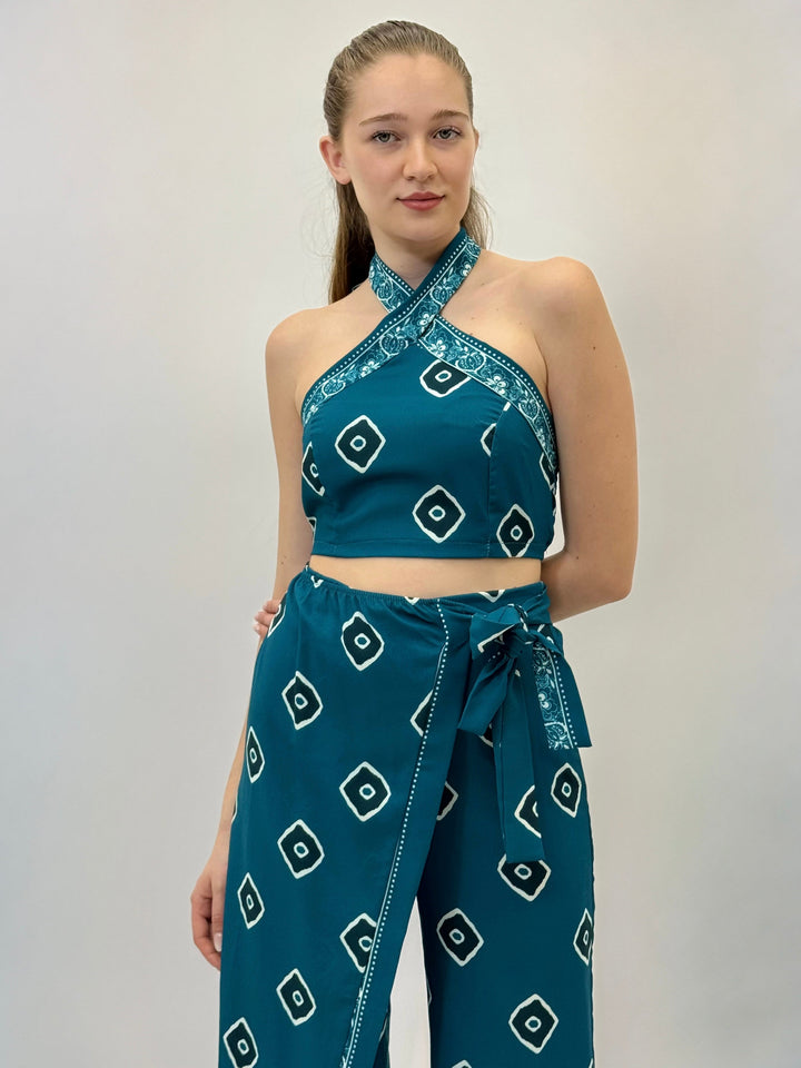 Tamsin™  |  Top Trousers Set Bandana