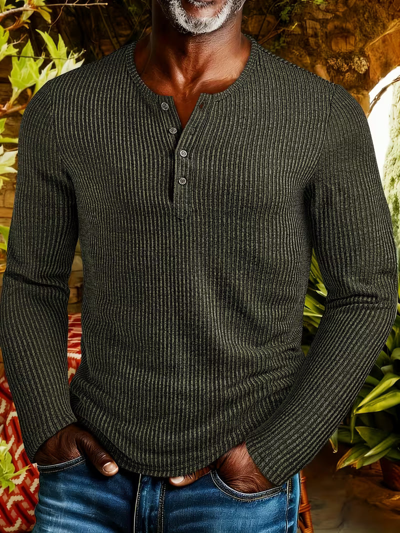 LAURENT MONACO | BUTTONED COLLAR MESH SHIRT FOR MEN