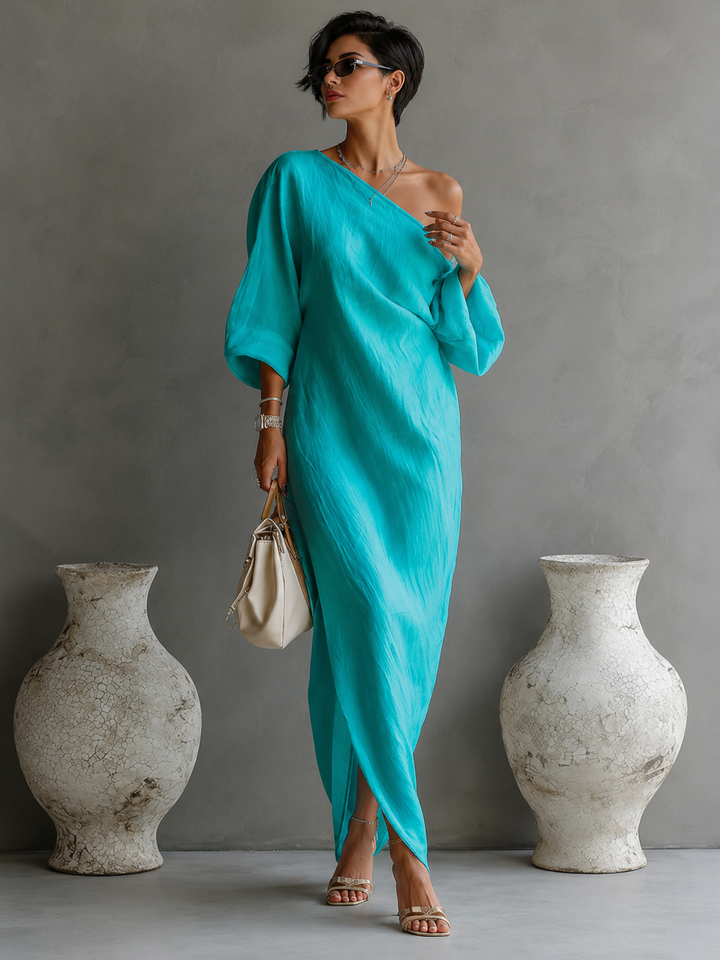 Daniella™ | Flowing Abstract Maxi Dress