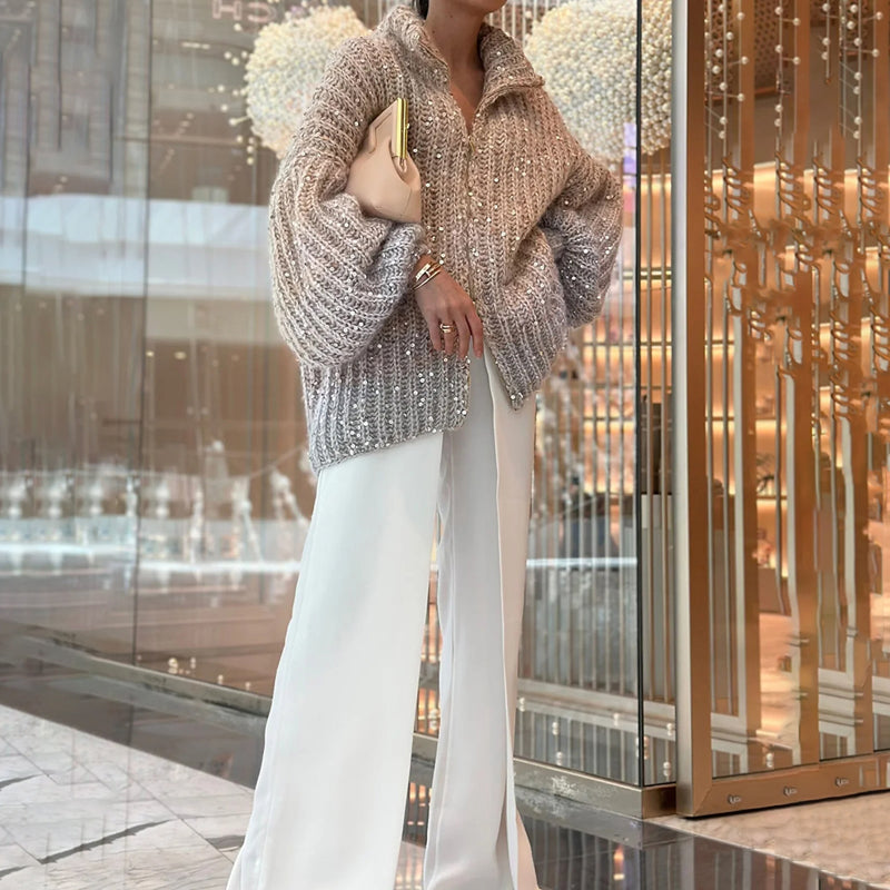 Trendy Casual Knitted Cardigan