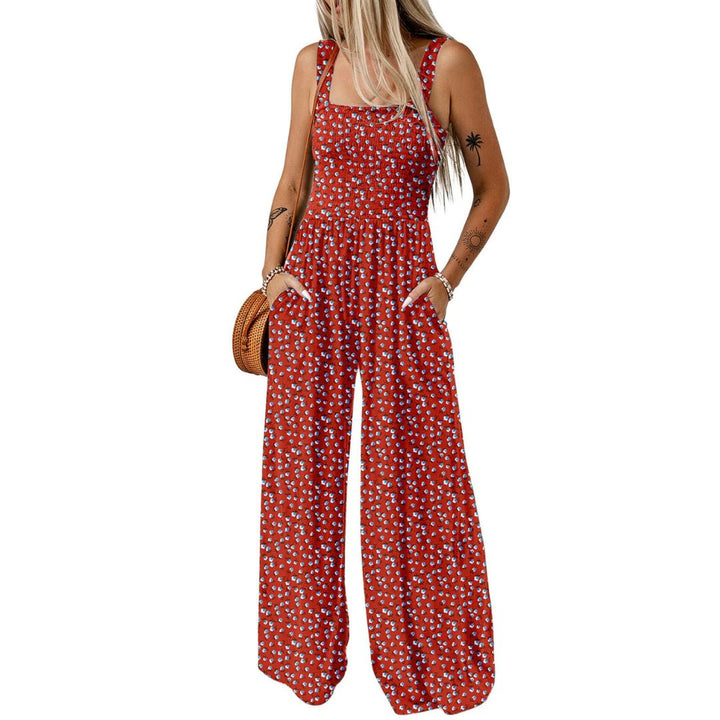 Jessika | Floral and Stylish Women's Jumpsuit with Wide Legs