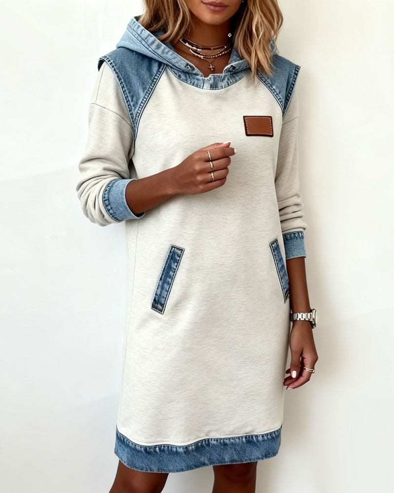 Women's Hooded Casual Dress for Effortless Style