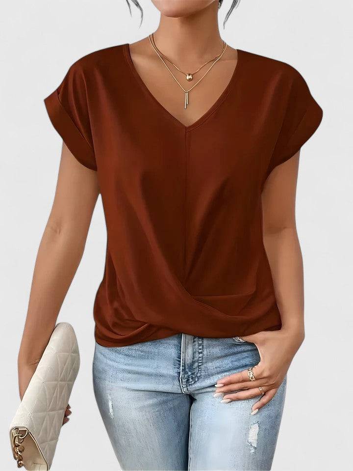 Mahrianne™  |  Comfortable V-neck Top