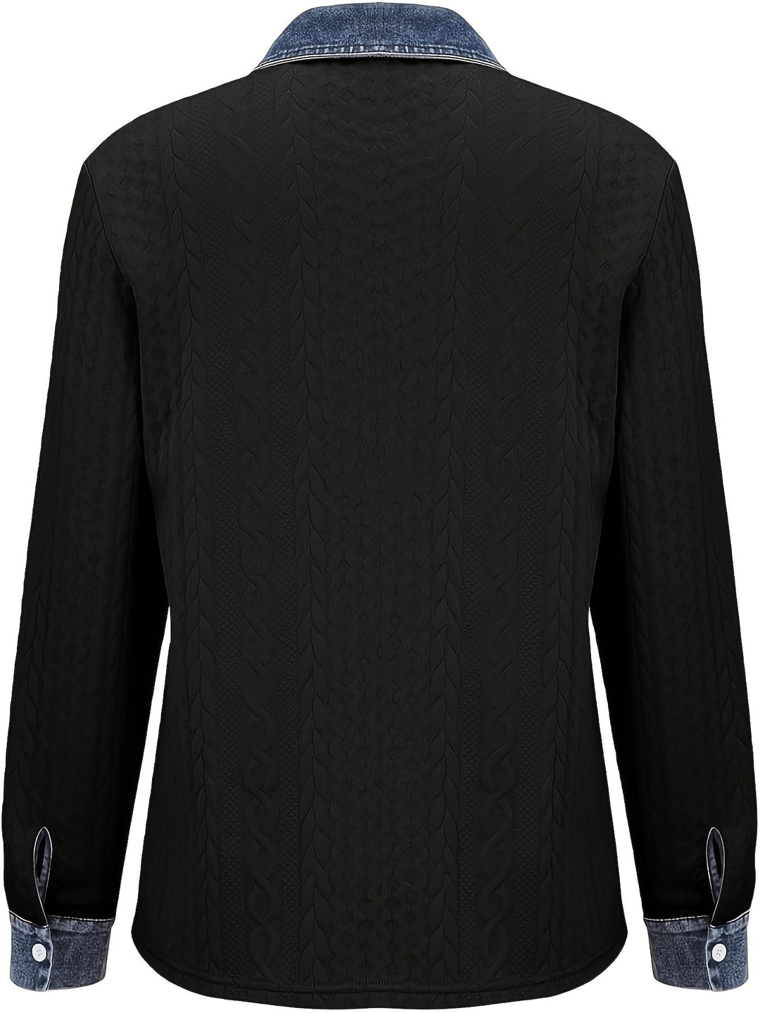 Greta | Textured Button-Up Shirt