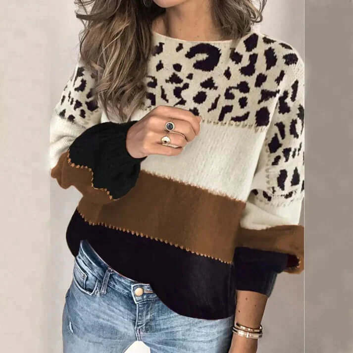 Women's Loose Knit Sweater - Elena Harper