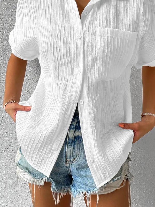 ZAHRINA CLASSIC COLLAR BLOUSE