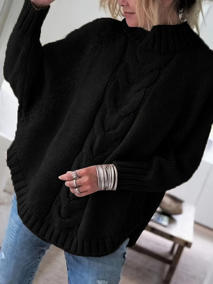 OLD HIGH-COLLARED SWEATER FOR WOMEN