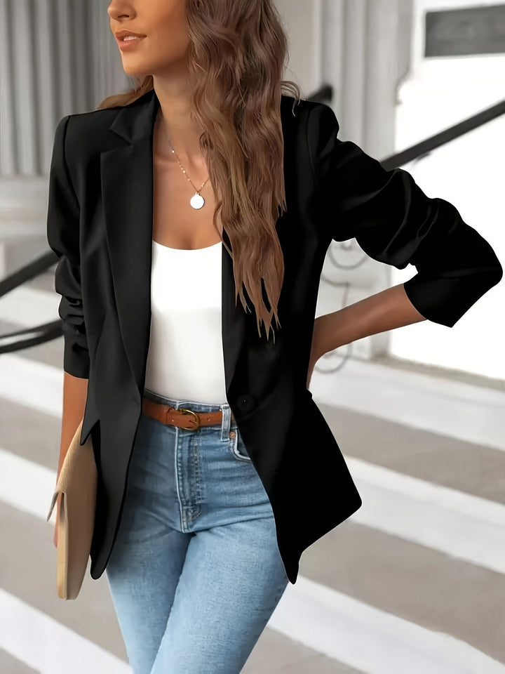 Christa | Women's Casual Blazer with One Button for Work