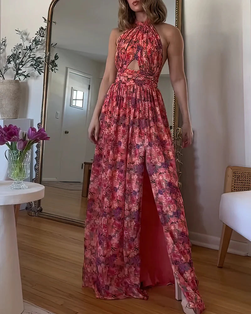Louna Elegant Multi-Color Dress - Elena Harper
