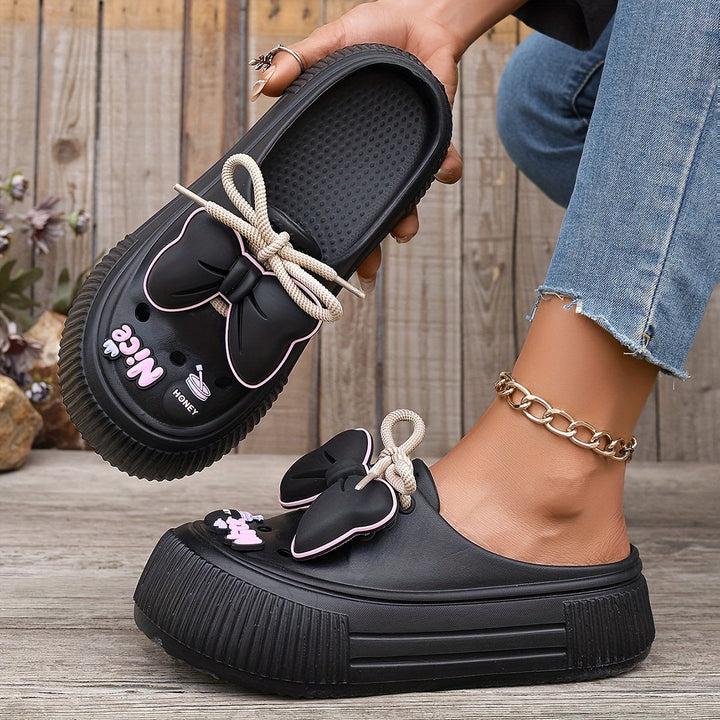 Clogs with Bow Accent Lily EB