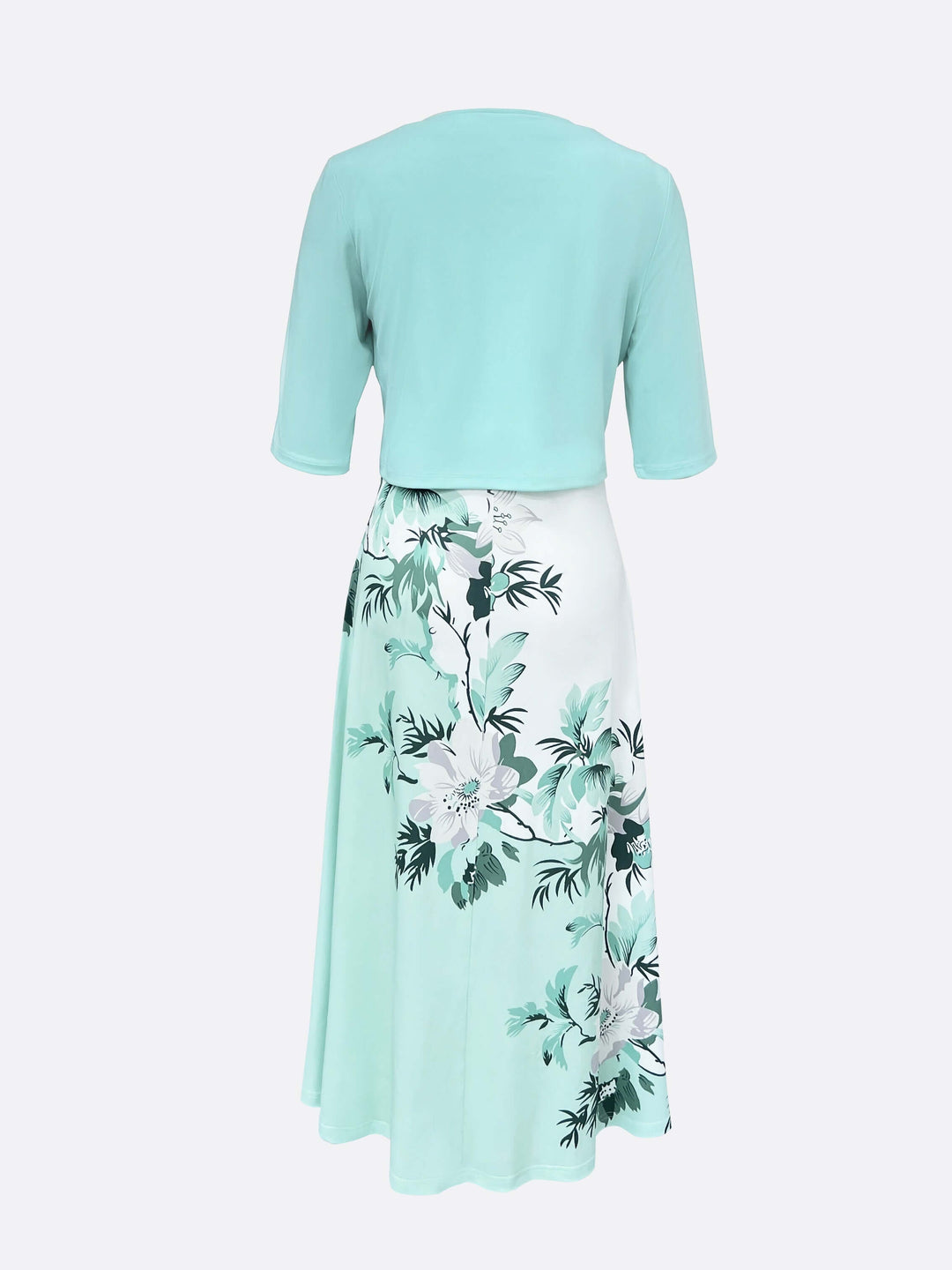 Summer Floral Two-Piece Dress, view 6 - Elena Harper