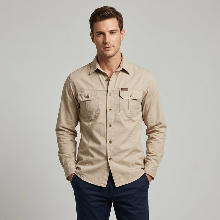 STRUCTURED SHIRT FOR MEN