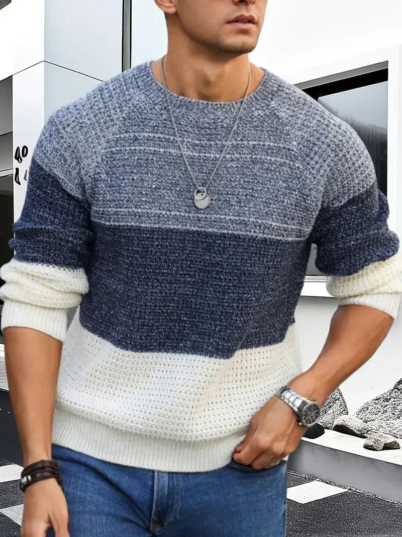 Brit & Boho™️ | The Orion Geometric Knit Sweater