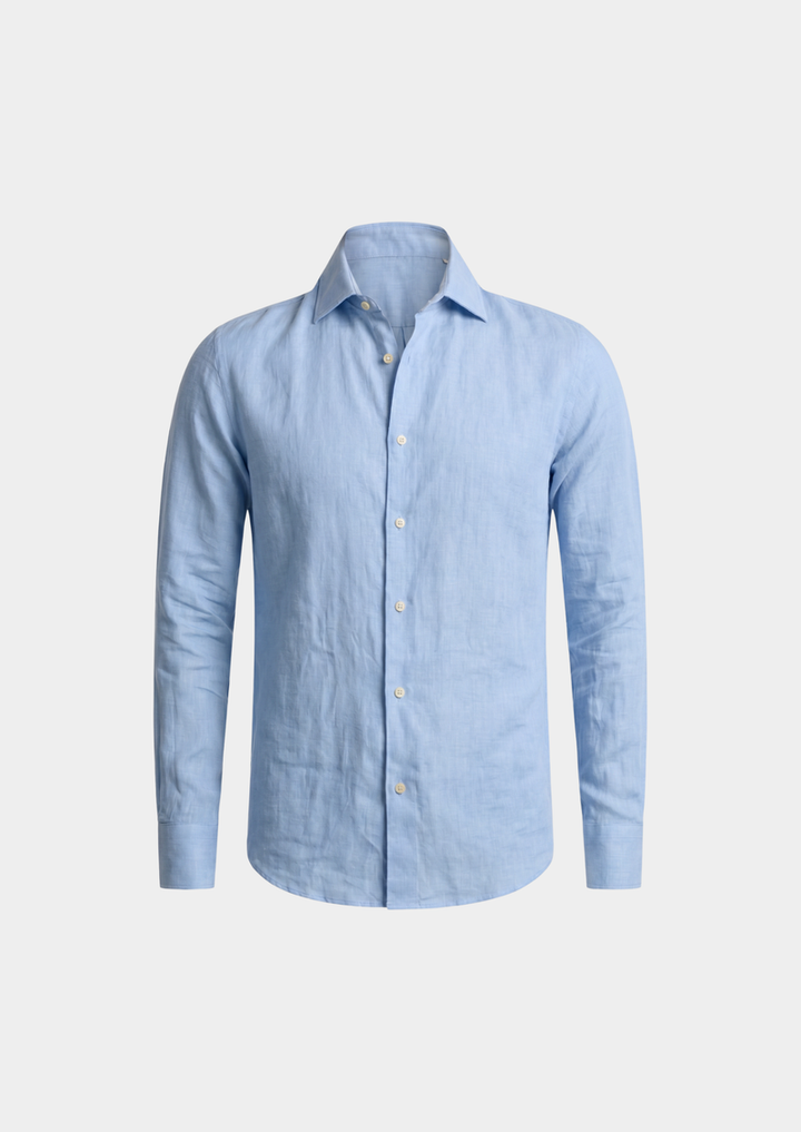 N°12 · Powder Blue & Espresso