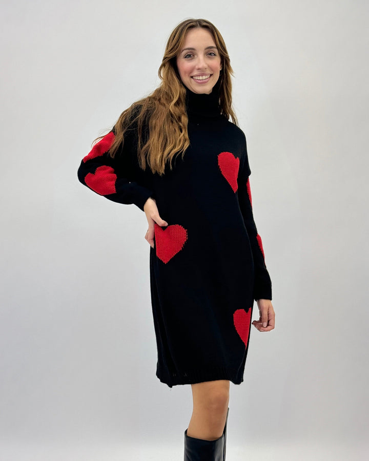 Doreen™  |  Heart Pattern Knit Romantic