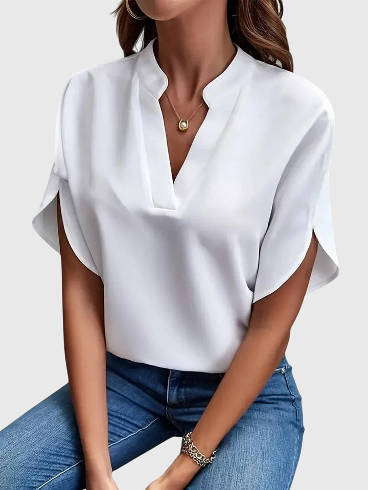 Beatrix™  |  Soft Elegant V-neck Shirt