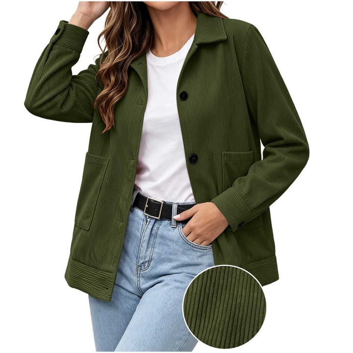 Women's Casual Blazer with Lapels - Simple and Polished