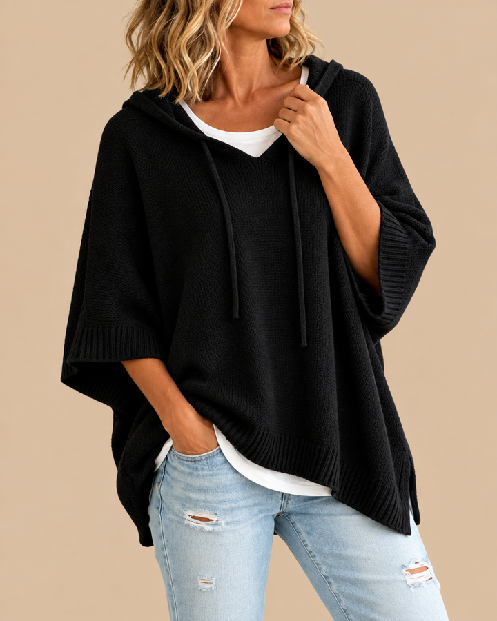 Elin™ | Soft Hooded Poncho