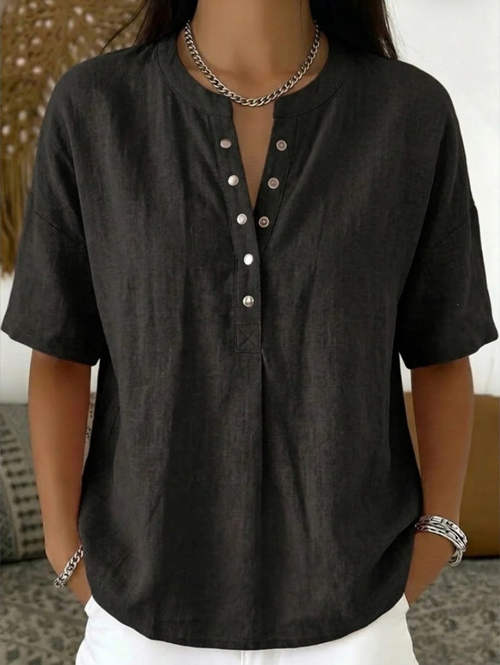 Mies™ | Airy Linen Summer Blouse