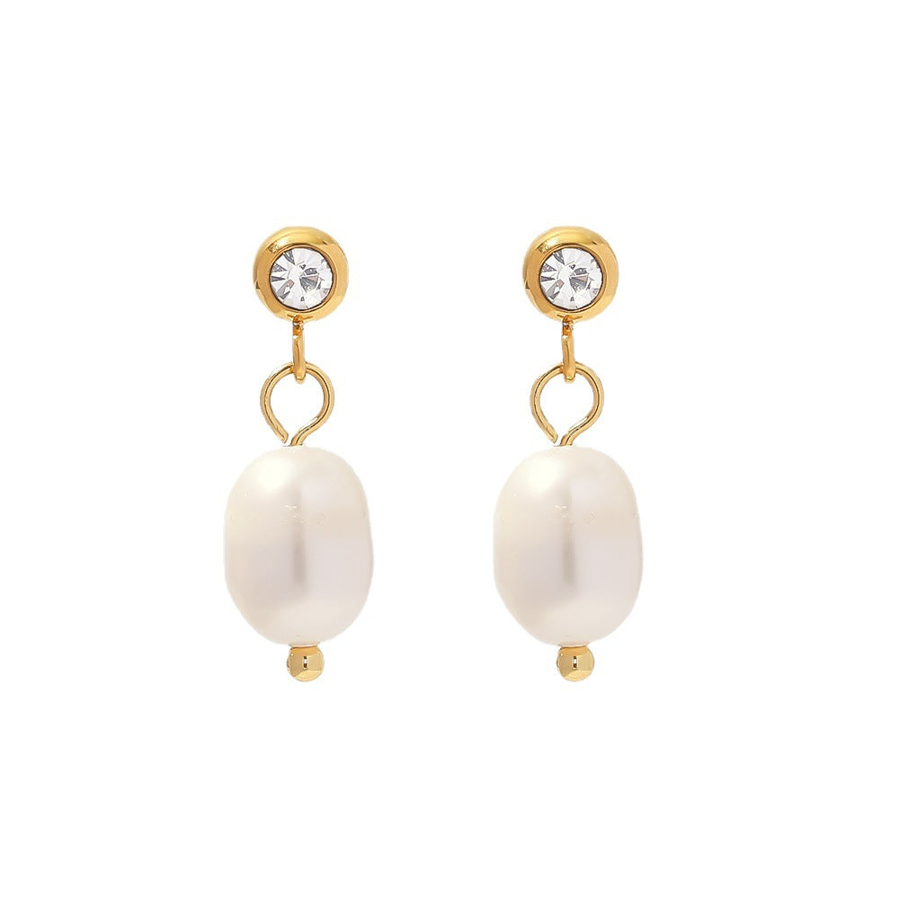 Tessa Malford | Freshwater Pearl Drop Earrings For Women
