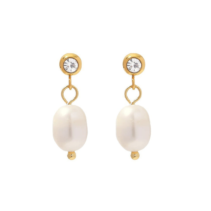 Tessa Malford | Freshwater Pearl Drop Earrings For Women