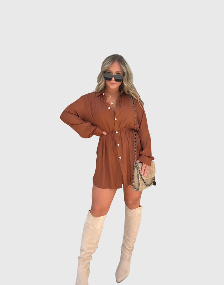Nova™  |  Elegant Romper Dress