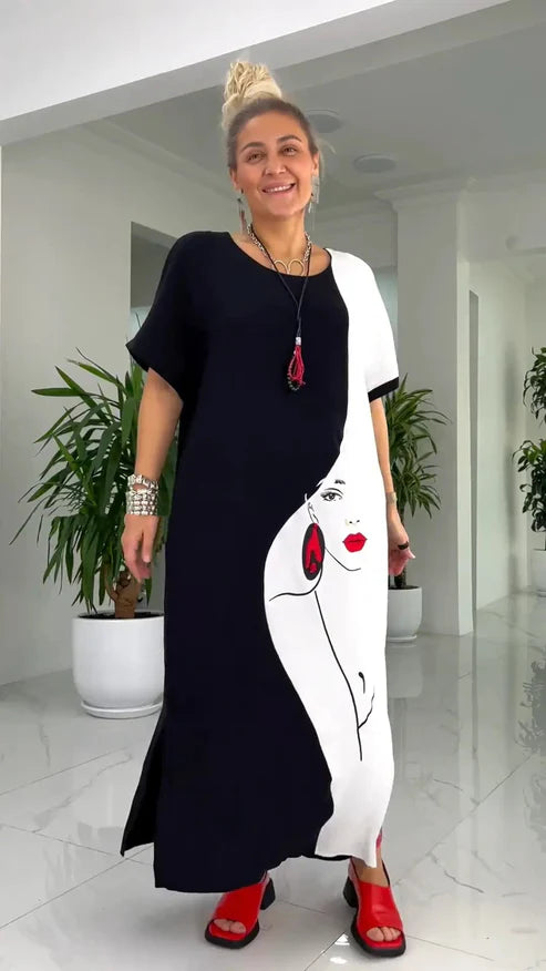 Amellia Fashionable Midi Dress - Elena Harper