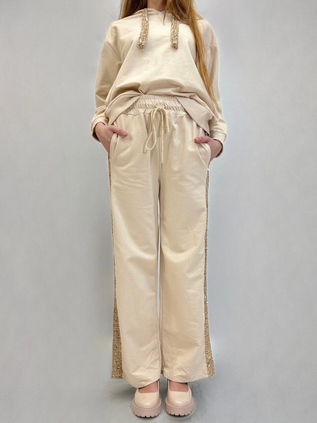 Tracksuit™  |  Trousers Side Sequins