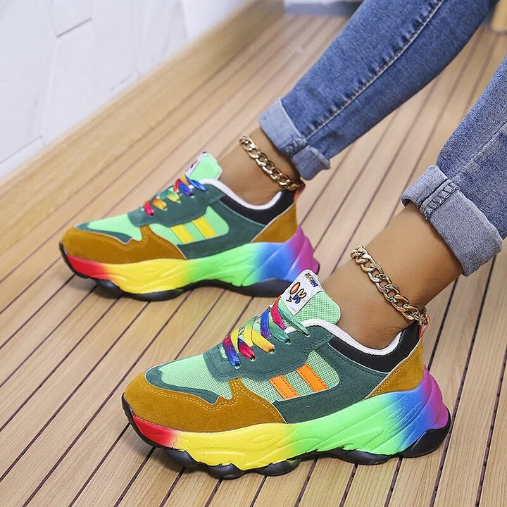 Isolina - Orthopaedic Rainbow Shoes