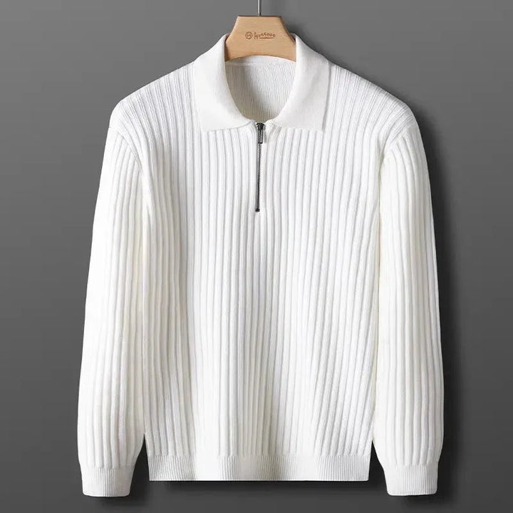 Maximilian | Modern and Elegant Zipper Sweater