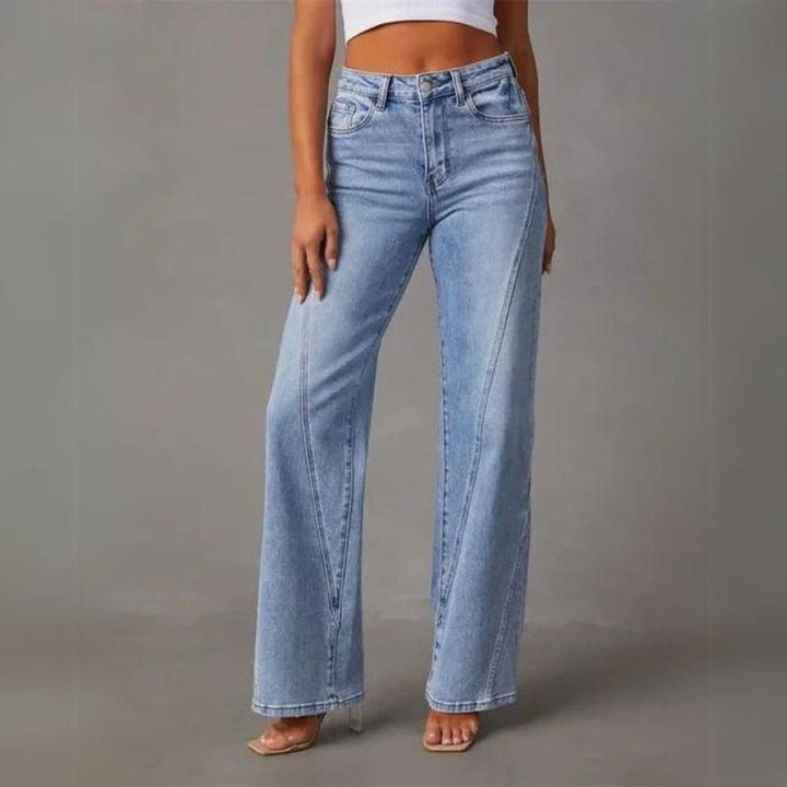 Wide Leg Jeans for Women with High Waist Fit