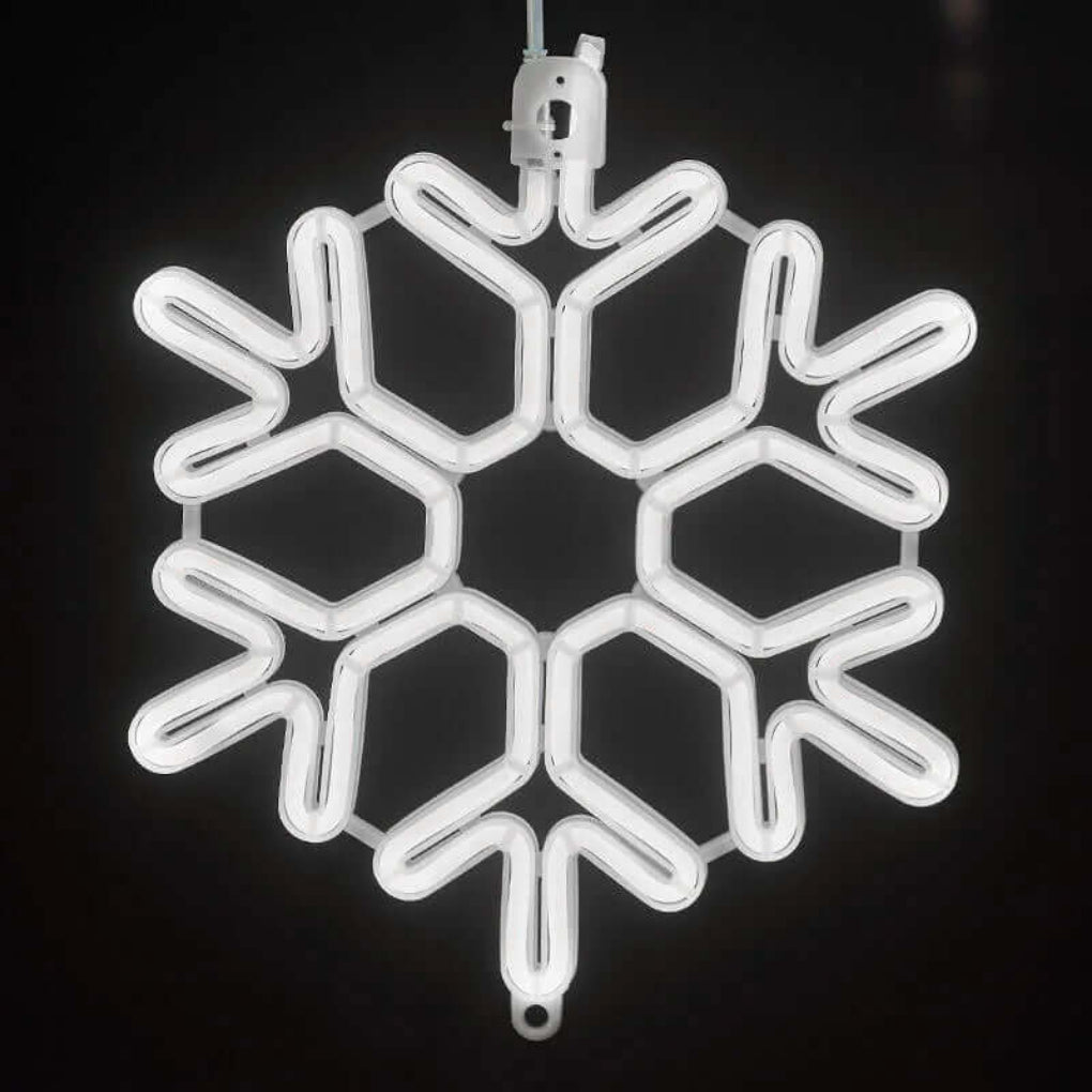 Waterproof LED Snowflake Light for Christmas – 30cm