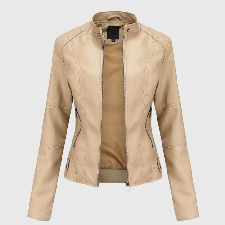 Giorgina™ luxury soft fabric jacket by Emma & Rose Cape Town, stylish and cozy with a sleek design and plush texture.