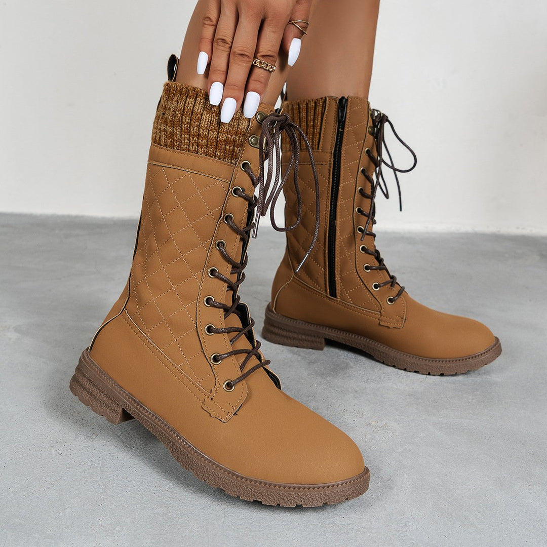 Padded High Boots for Women - Irina