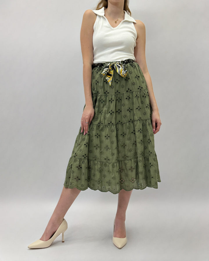 Saskia™  |  soft luxurious fabrics Skirt Waist Detail