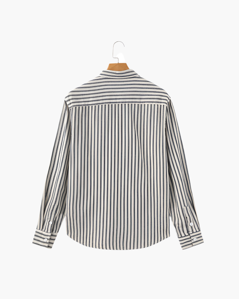 Striped Long Sleeve Shirt for Men