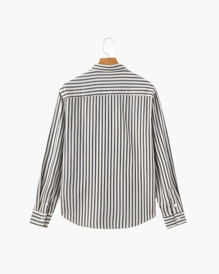 Striped Long Sleeve Shirt for Men
