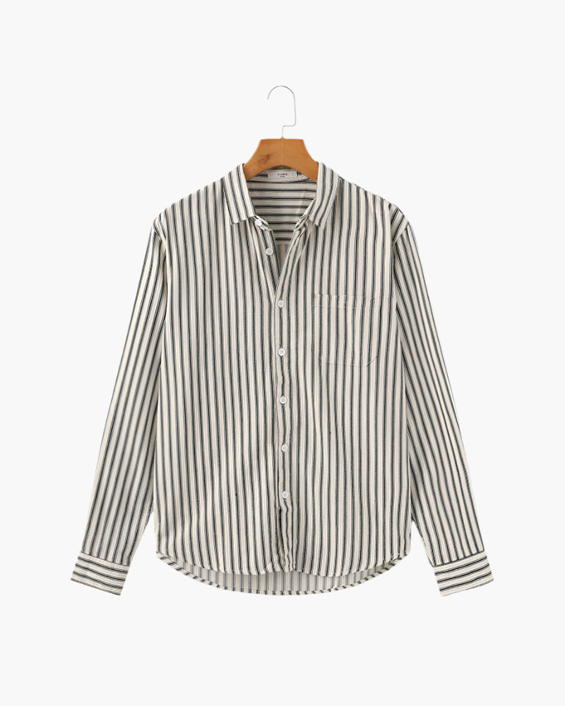 Striped Long Sleeve Shirt for Men