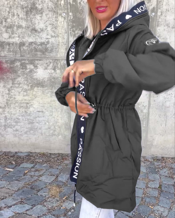 Alexa™ - Casual Coat with Hood