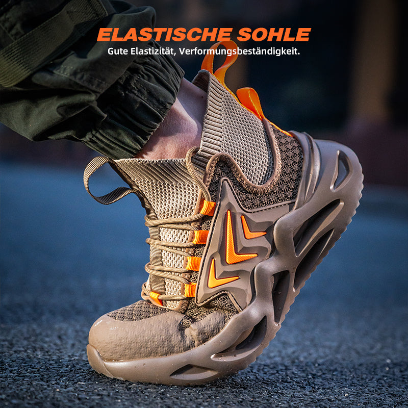 Breathable Flying Woven Anti-Smashing Safety Shoes EB