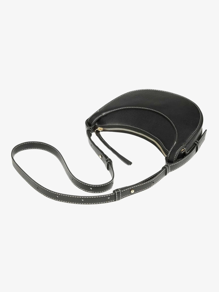 Curved Shoulder Bag for Women with Tassel - Practical and Elegant